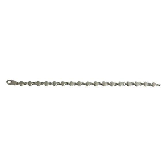 TIFFANY Silver Heart Charm Bracelet